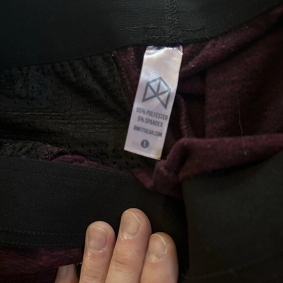 Tracksuit Set Large Maroon Men’s Bmfit Rawgear Bradley Martyn Used jacket sweatp - Picture 8 of 10